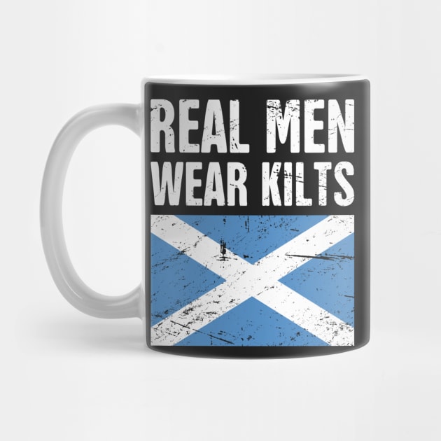 Scottish Flag | Real Men Wear Kilts by MeatMan